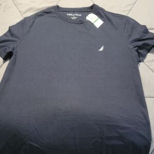 Nautica Men's Dark Blue Short Sleeve Tee